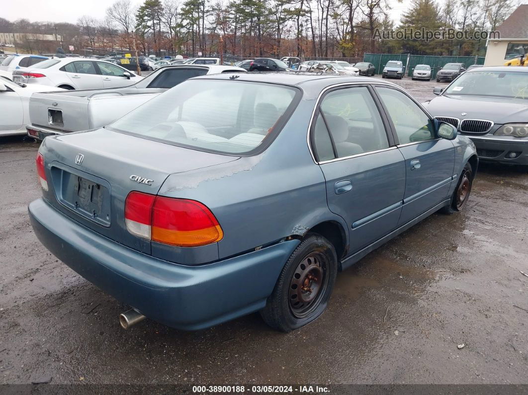 1998 Honda Civic Ex Синий vin: 2HGEJ8643WH535521