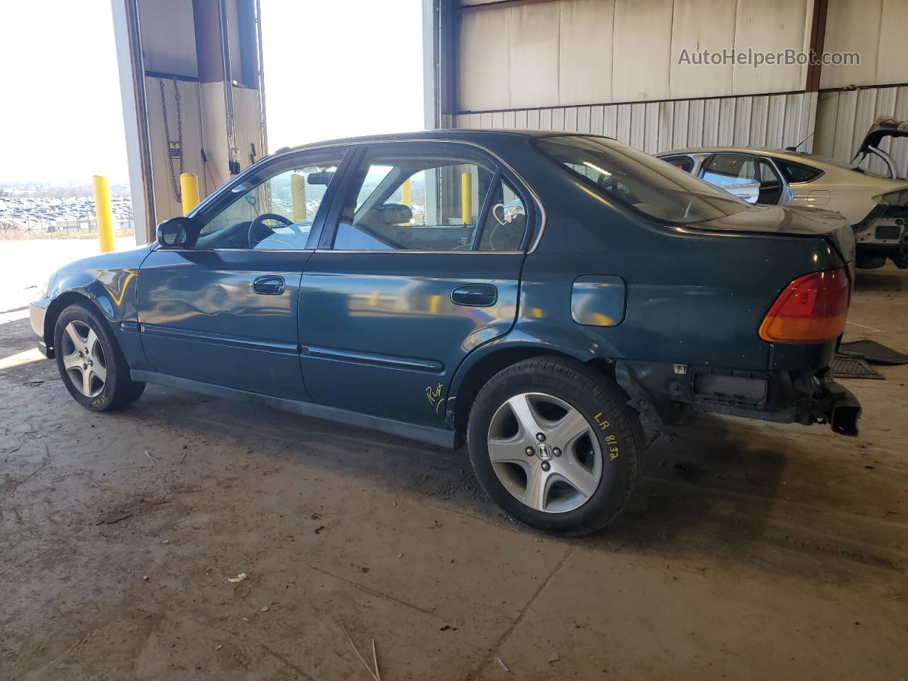 1998 Honda Civic Ex Green vin: 2HGEJ8643WH622481