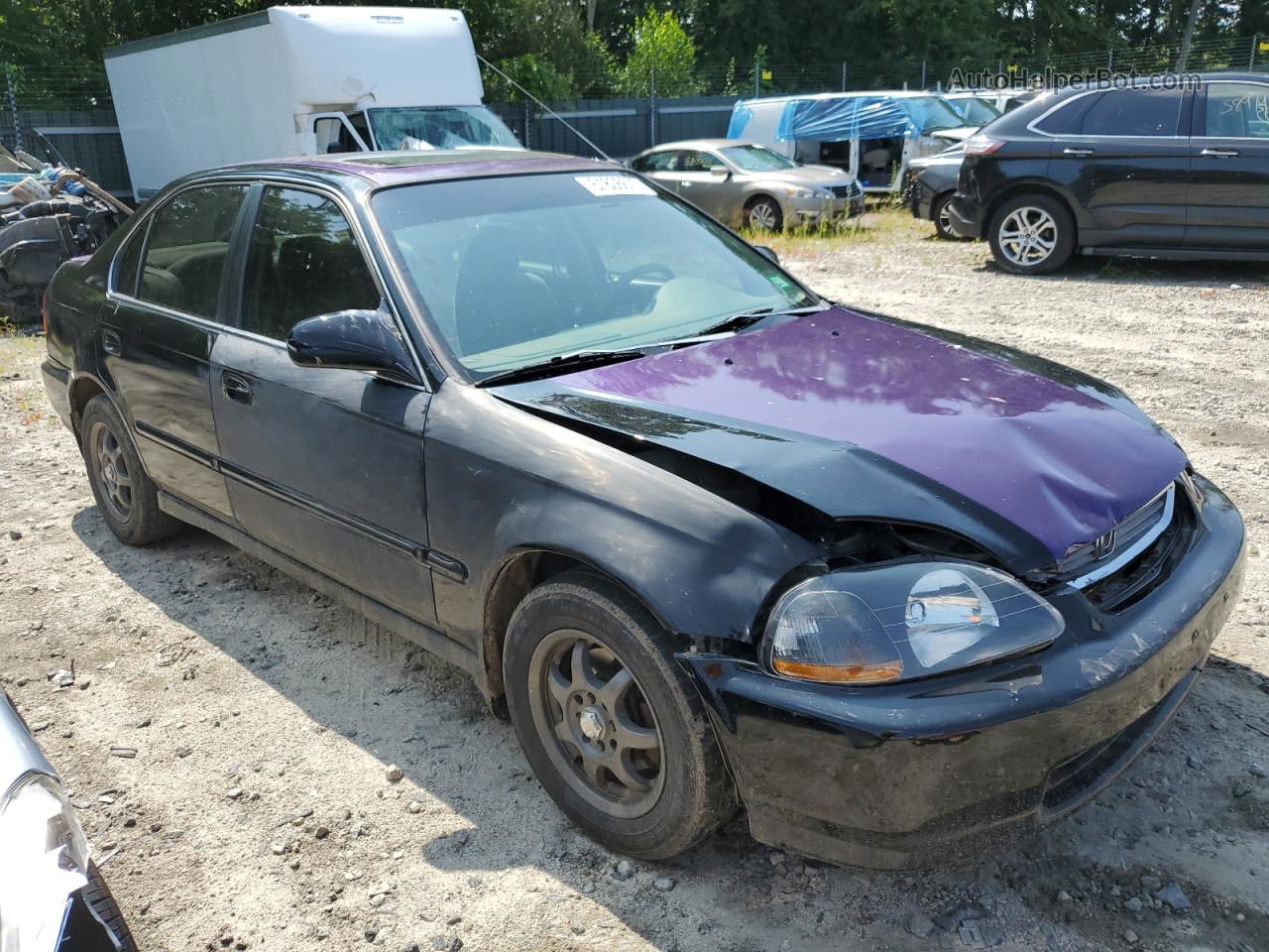 1998 Honda Civic Ex Two Tone vin: 2HGEJ8645WH551543