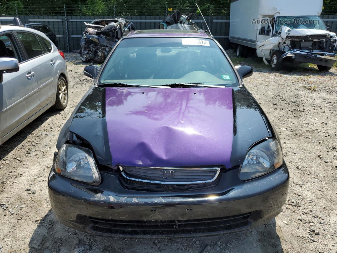 1998 Honda Civic Ex Two Tone vin: 2HGEJ8645WH551543