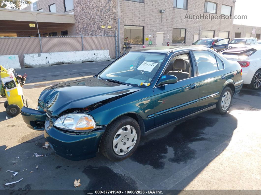 1996 Honda Civic Ex Green vin: 2HGEJ8646TH544953