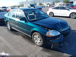 1996 Honda Civic Ex Green vin: 2HGEJ8646TH544953