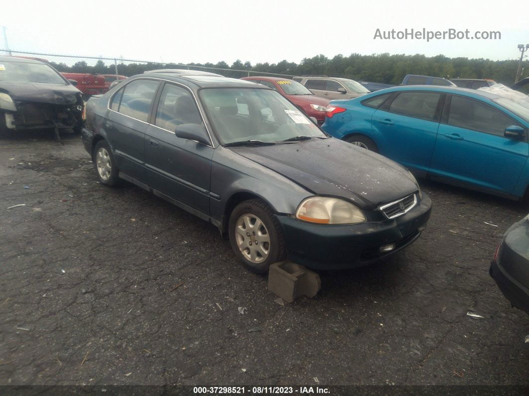 1998 Honda Civic Ex Blue vin: 2HGEJ8646WH506384