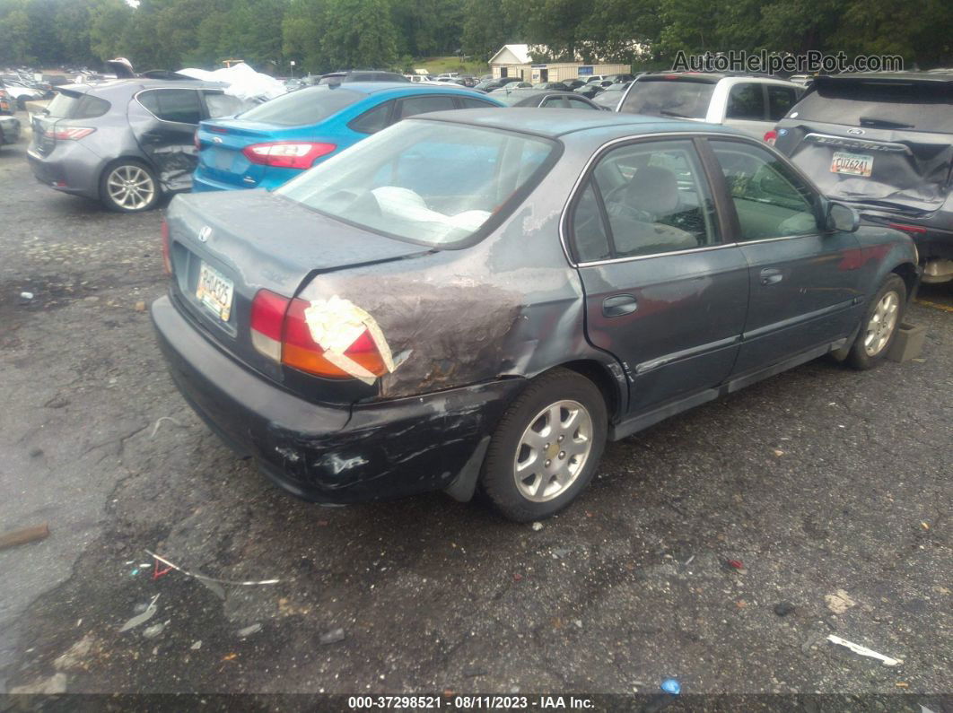 1998 Honda Civic Ex Blue vin: 2HGEJ8646WH506384