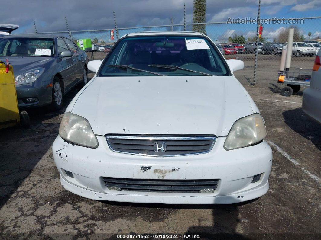 1996 Honda Civic Ex White vin: 2HGEJ8647TH519706