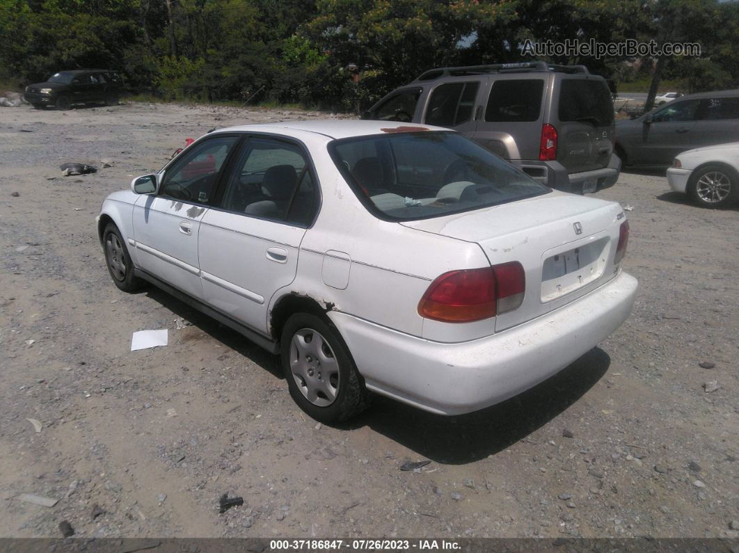 1998 Honda Civic Ex White vin: 2HGEJ8648WH550127