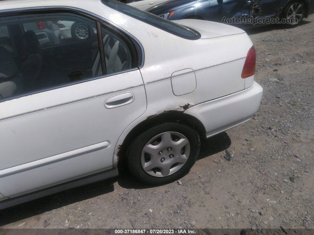 1998 Honda Civic Ex White vin: 2HGEJ8648WH550127