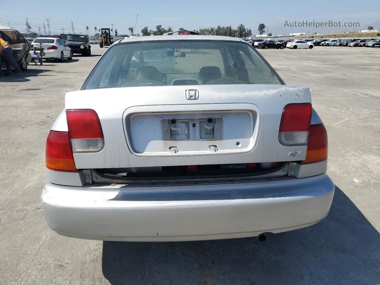 1996 Honda Civic Ex Silver vin: 2HGEJ864XTH507212