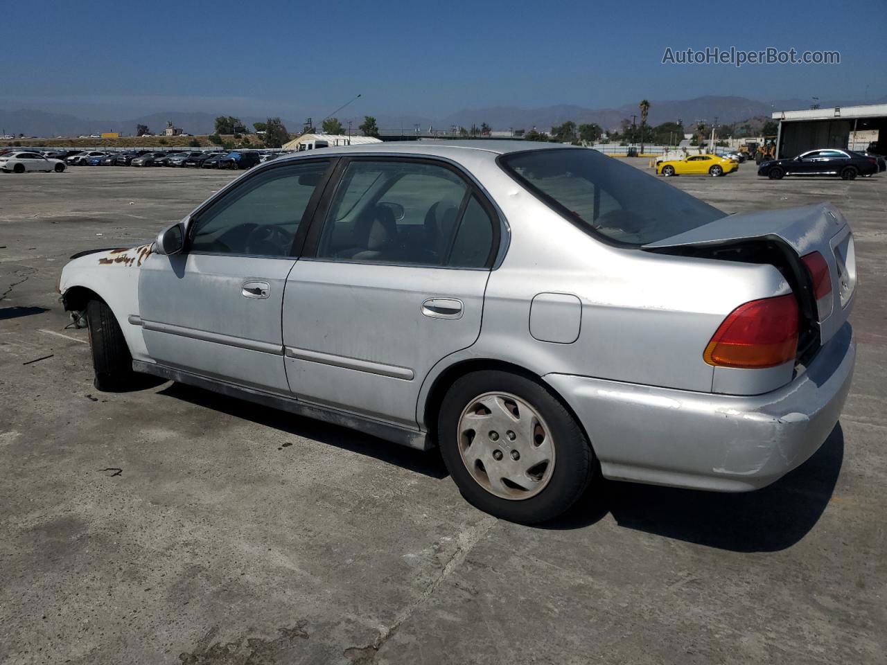 1996 Honda Civic Ex Silver vin: 2HGEJ864XTH507212