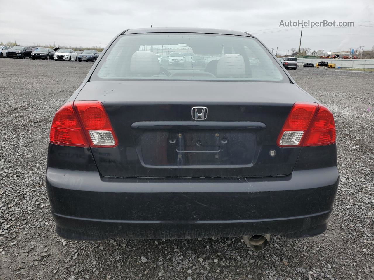 2005 Honda Civic Dx Vp Black vin: 2HGES15355H023027