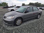 2004 Honda Civic Lx Gray vin: 2HGES15514H544956