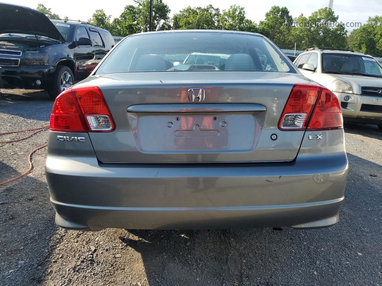 2005 Honda Civic Lx Silver vin: 2HGES15515H634402