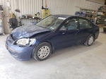 2004 Honda Civic Lx Blue vin: 2HGES15544H604311