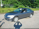 2005 Honda Civic Lx Gray vin: 2HGES15545H530826