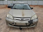 2005 Honda Civic Lx Beige vin: 2HGES15545H622731