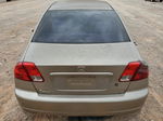 2005 Honda Civic Lx Beige vin: 2HGES15545H622731