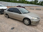 2005 Honda Civic Lx Beige vin: 2HGES15545H622731