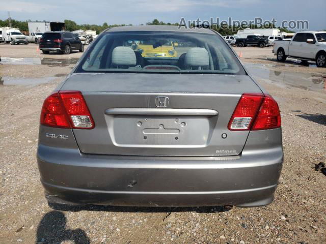 2005 Honda Civic Lx Silver vin: 2HGES15555H614475