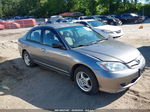 2004 Honda Civic Lx Gray vin: 2HGES15564H558318