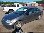 2004 Honda Civic Lx Gray vin: 2HGES15564H558318