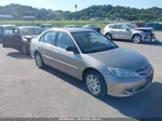 2004 Honda Civic Lx Gray vin: 2HGES15574H620437