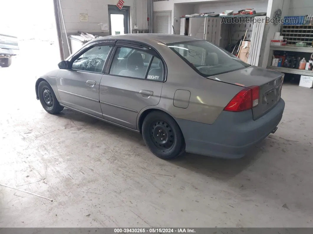 2004 Honda Civic Lx Серый vin: 2HGES15624H575366