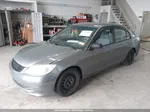 2004 Honda Civic Lx Серый vin: 2HGES15624H575366