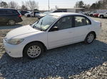 2004 Honda Civic Lx White vin: 2HGES15644H519543