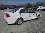 2004 Honda Civic Lx White vin: 2HGES15644H519543