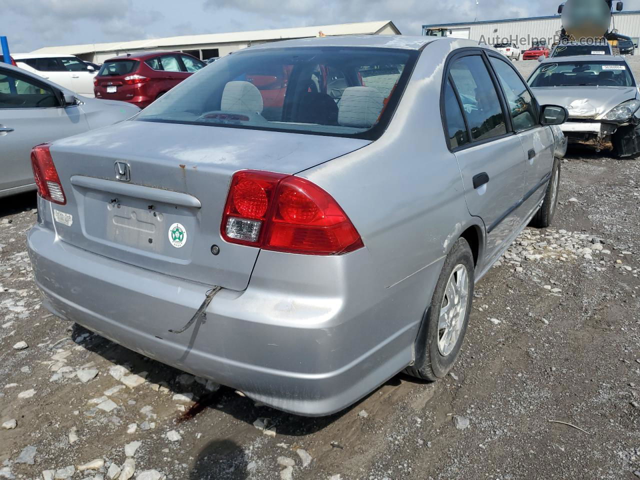 2004 Honda Civic Dx Vp Silver vin: 2HGES16304H541253