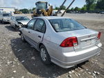 2004 Honda Civic Dx Vp Silver vin: 2HGES16304H541253