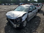 2004 Honda Civic Dx Vp Silver vin: 2HGES16304H541253