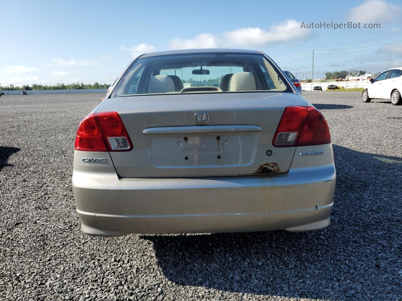 2005 Honda Civic Dx Vp Tan vin: 2HGES16305H010877