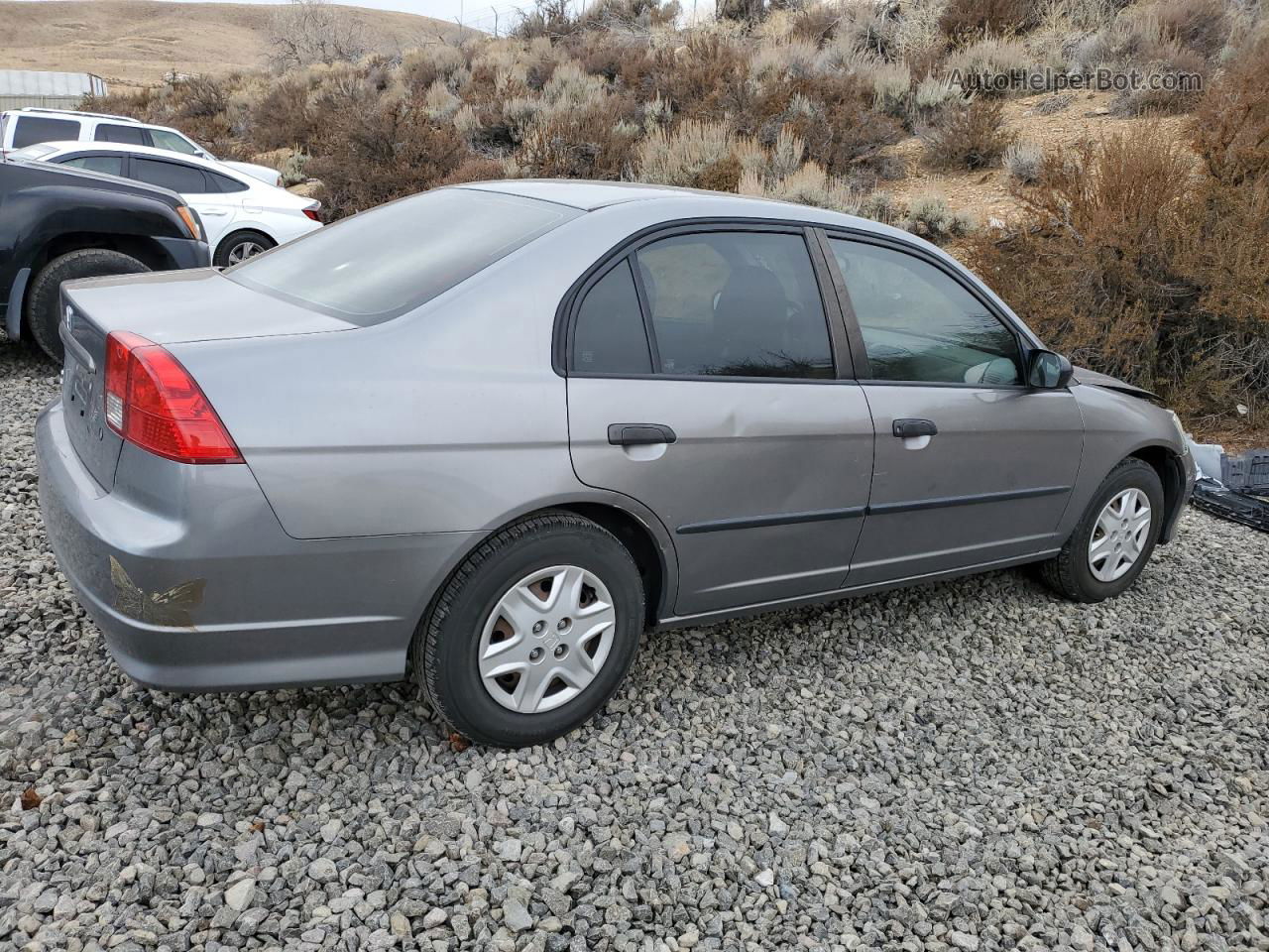 2005 Honda Civic Dx Vp Серый vin: 2HGES16305H568289