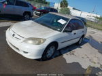 2004 Honda Civic Vp White vin: 2HGES16314H578621