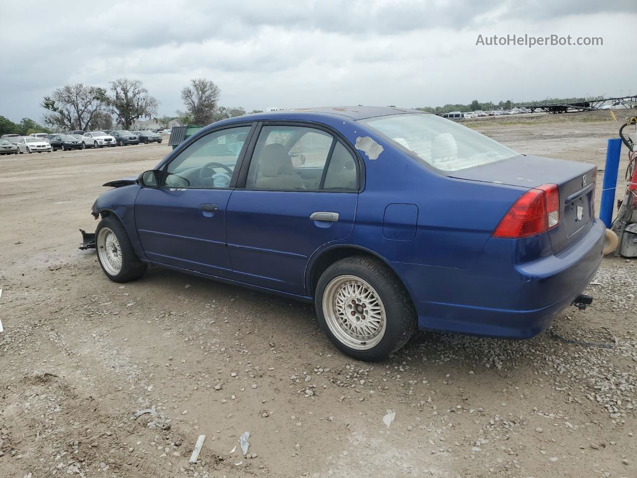 2004 Honda Civic Dx Vp Blue vin: 2HGES16334H605611