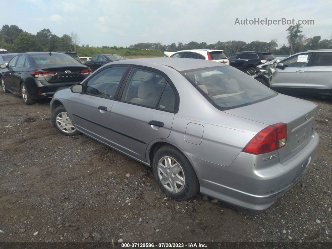 2004 Honda Civic Vp Серебряный vin: 2HGES16364H565086