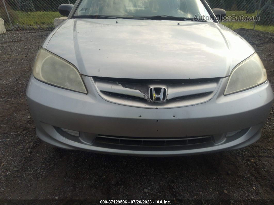 2004 Honda Civic Vp Серебряный vin: 2HGES16364H565086