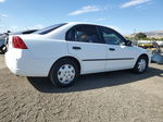 2004 Honda Civic Dx Vp White vin: 2HGES16374H588814