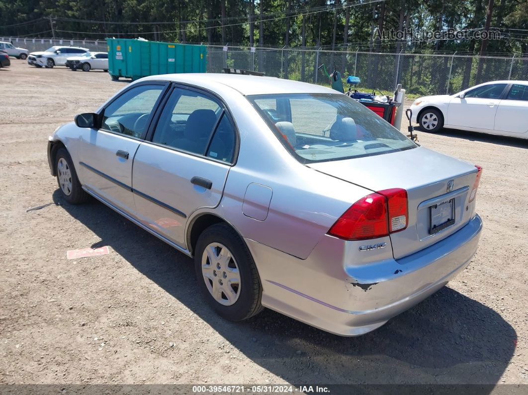 2004 Honda Civic Vp Silver vin: 2HGES16374H611220