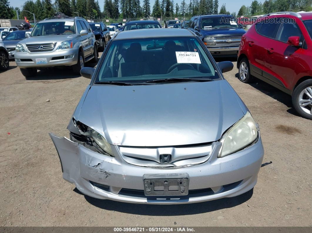 2004 Honda Civic Vp Серебряный vin: 2HGES16374H611220