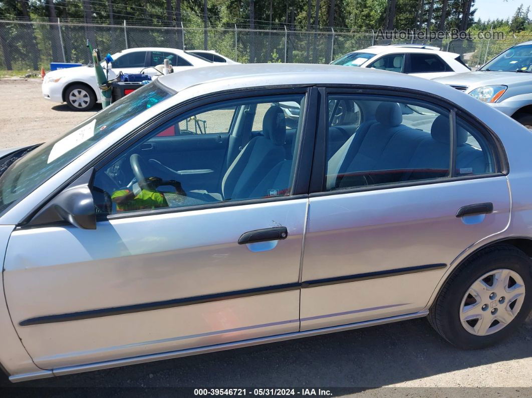 2004 Honda Civic Vp Silver vin: 2HGES16374H611220