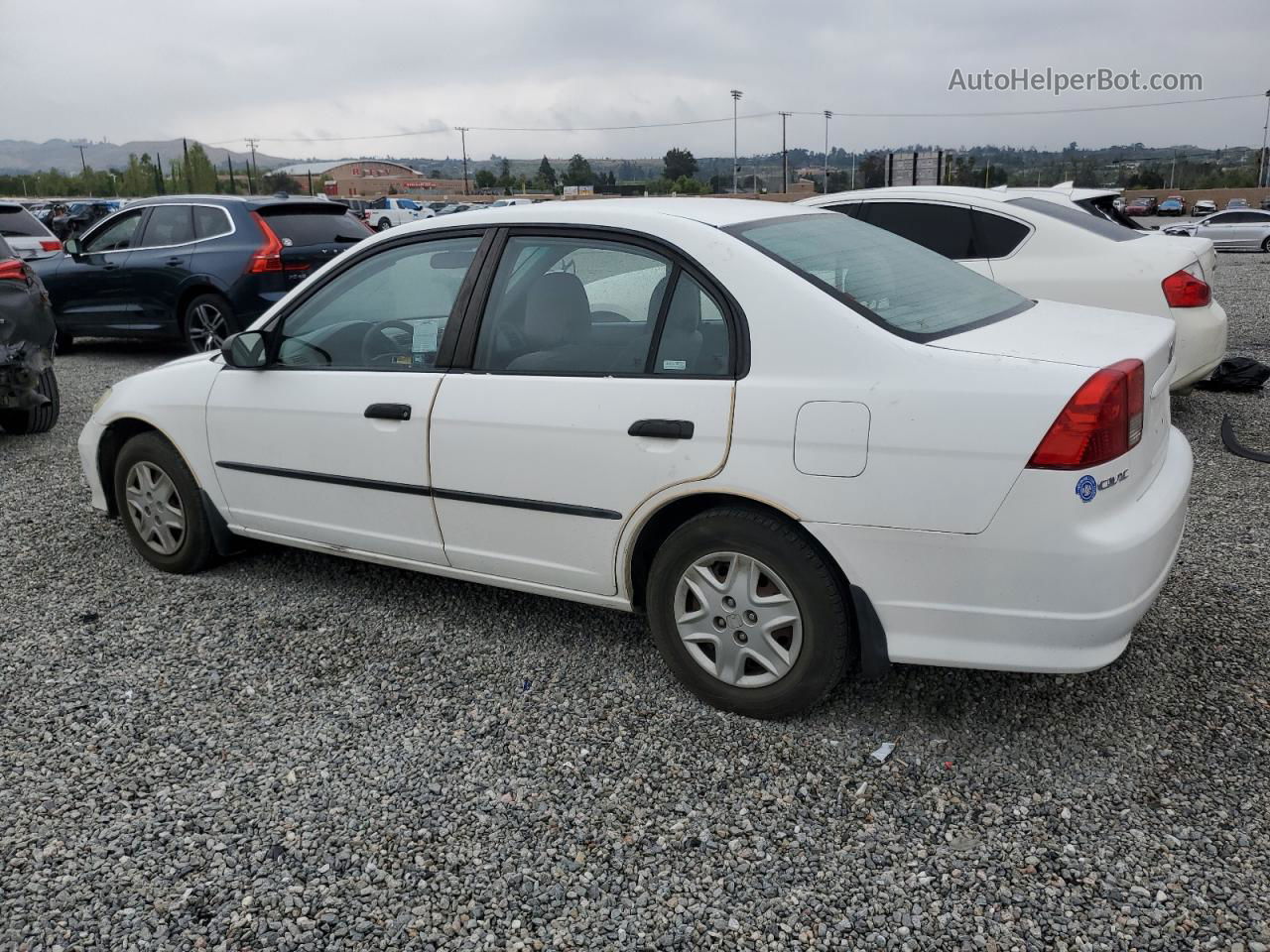 2004 Honda Civic Dx Vp Белый vin: 2HGES16384H563730