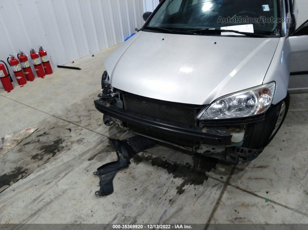 2004 Honda Civic Vp Серый vin: 2HGES16384H589356