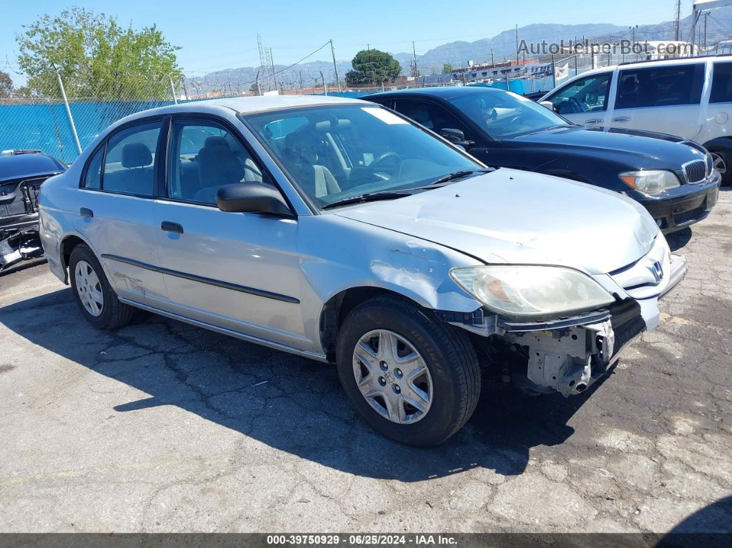 2005 Honda Civic Vp Серебряный vin: 2HGES16385H503707