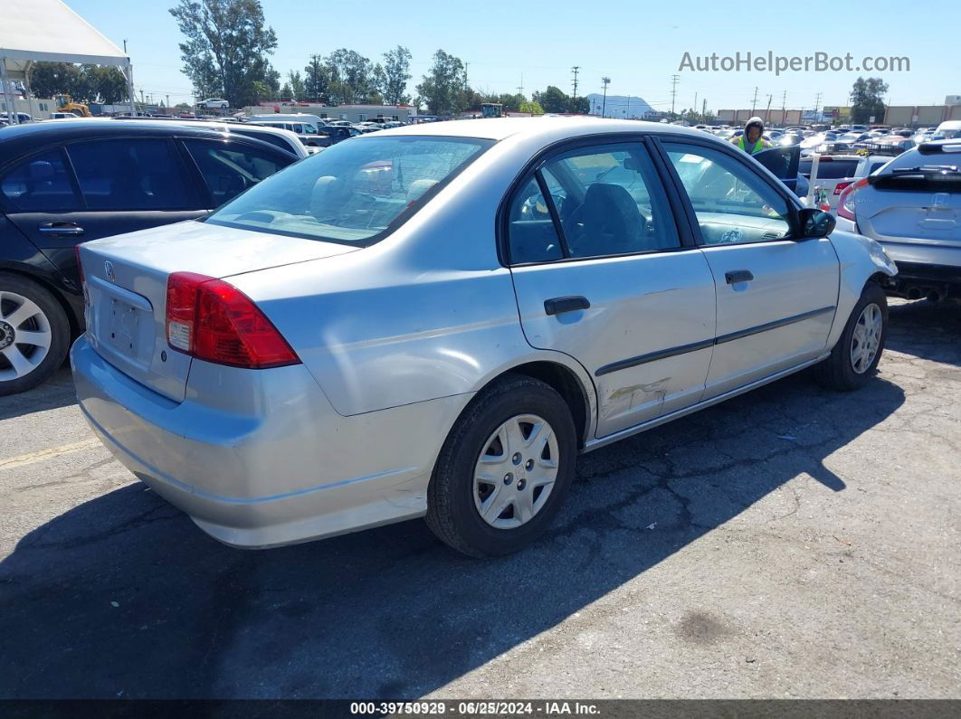 2005 Honda Civic Vp Silver vin: 2HGES16385H503707