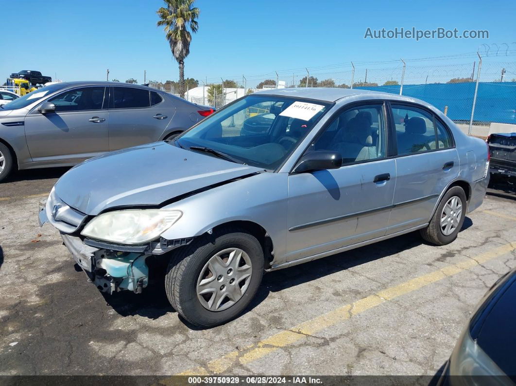 2005 Honda Civic Vp Серебряный vin: 2HGES16385H503707