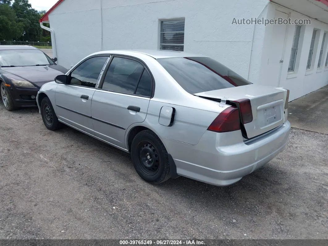 2005 Honda Civic Vp Silver vin: 2HGES16385H566256