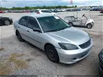 2005 Honda Civic Vp Silver vin: 2HGES16385H566256