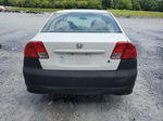 2004 Honda Civic Dx Vp White vin: 2HGES16394H547004